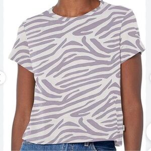 UGG Gray Silver Boxy Short Sleeve T-Shirt